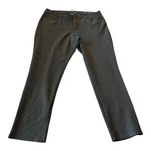 Signature Slimming by cjbanks Gray Pants Size 18W